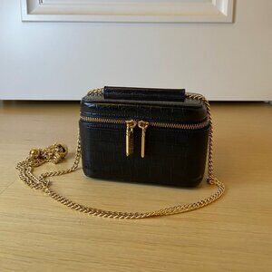 Pedro black chain crossbody mini bag